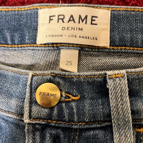 Frame Le Nouveau Straight jeans size 25 - Picture 8 of 14